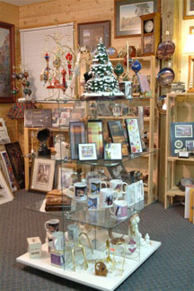 Inside Witt's Custom Framing gallery at 501 N. Main, Elkader